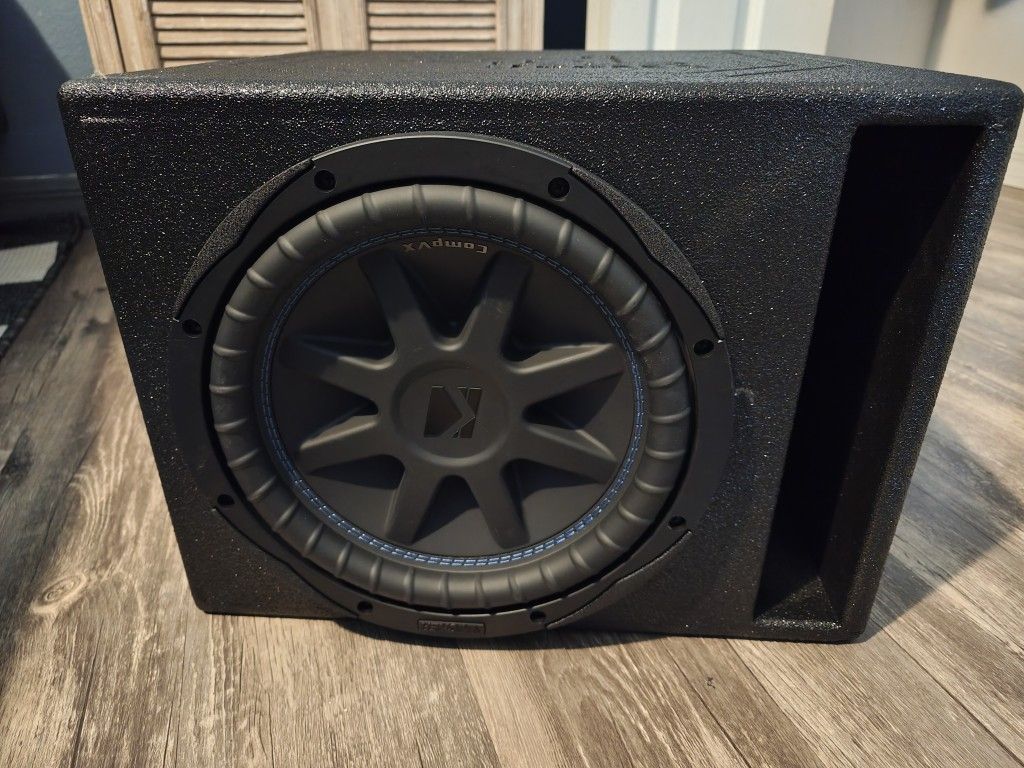 Kicker CompVX10 Subwoofer with Ported SPL Box