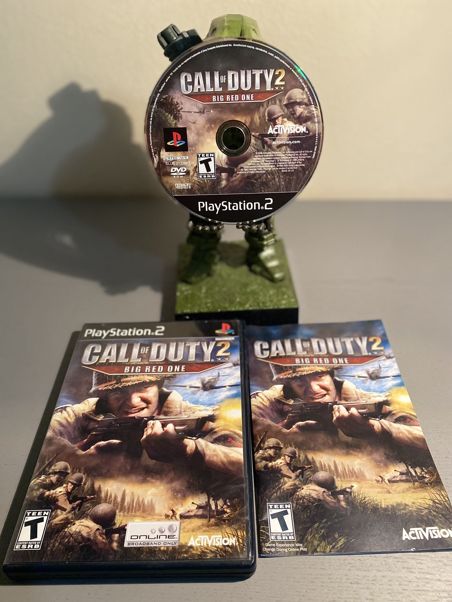 Call Of Duty 2 Big Red One - PlayStation 2 (PS2) - Complet Et En Très Bon état - FR