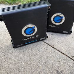2x Planet Audio 1500W Amps