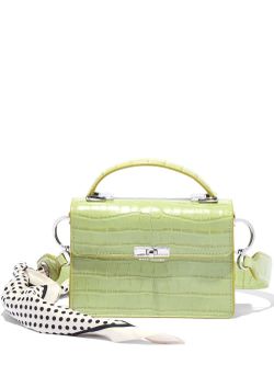 Marc Jacobs The Downtown crocodile-effect Shoulder Bag