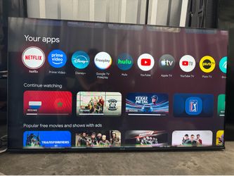 TCL 55"4K UHD HDR Roku Smart TV  Dolby vision