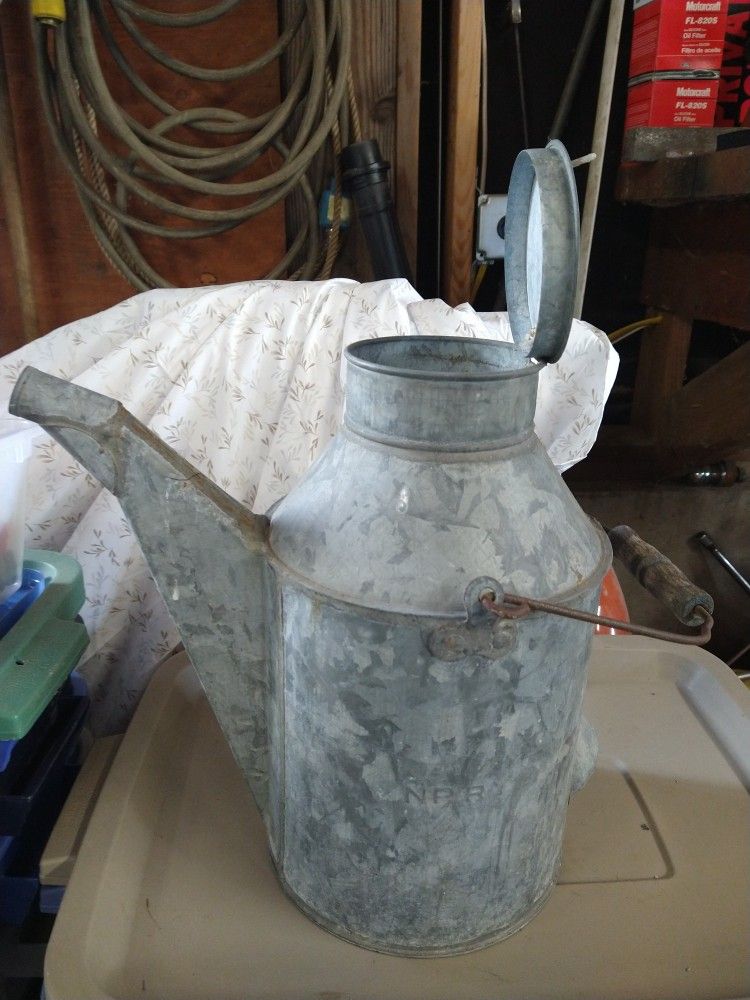 Northern Pacific Railroad Galvanized Can