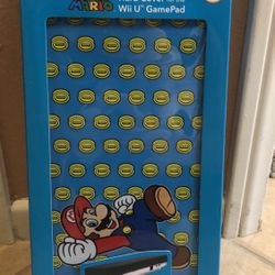 New Super Mario Wii U Game Pad Hard Cover