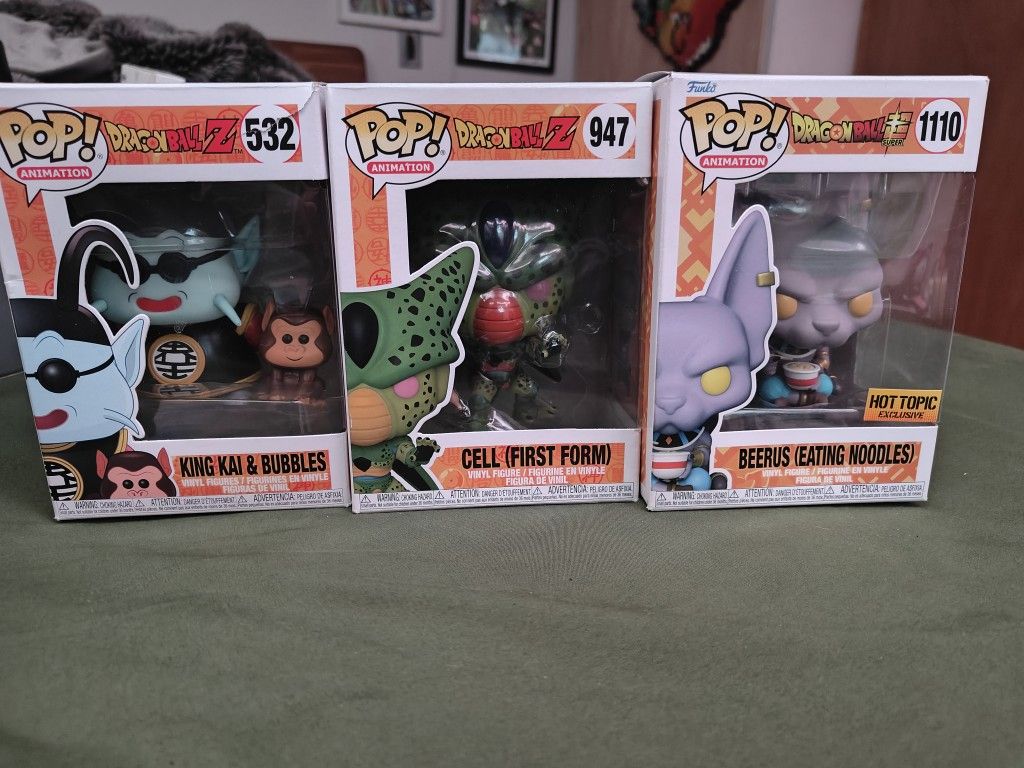 Dragonball Z Funkos