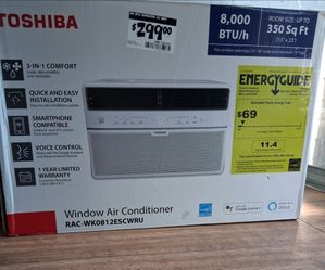 Toshiba 8,000 BTU WIFI CONNECT NEW