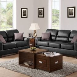 BRAND NEW 2PC SOFA AND LOVESEAT WITH ACCENT PILLOW INCLUDED $549