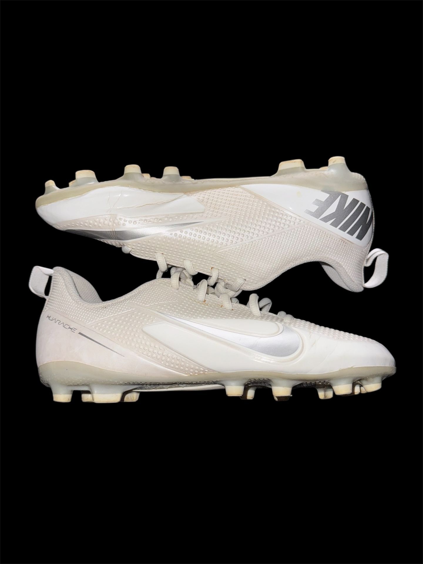 Nike Alpha Huarache 8 GS 'White Metallic Silver'