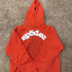 Sp5der Hoodie Orange M