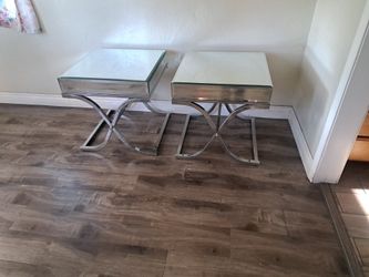 Mirror end table 23x23