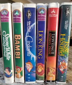 Vintage Disney VHS Tapes - EX CONDITION