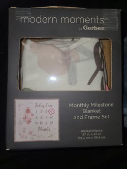Baby Monthly MILESTONE Blanket.