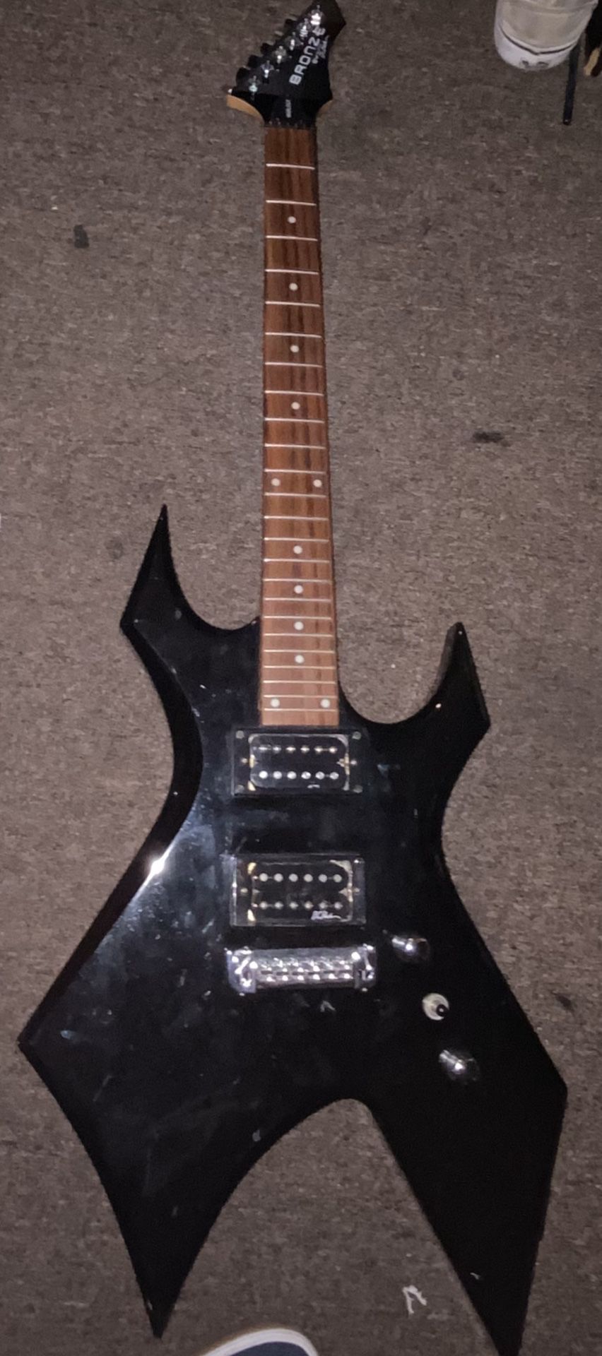 Used B.C. Rich Warlock Solid Body Electric Guitar Black