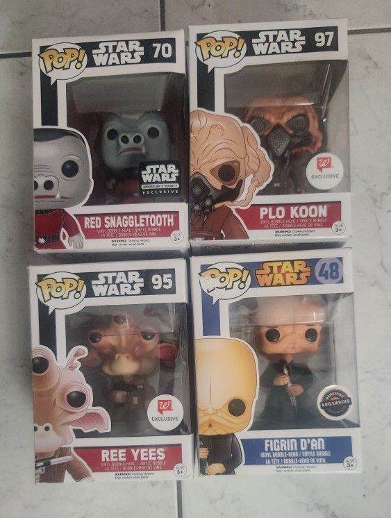 Star Wars FUNKO/POP figurines-Bundle