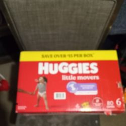 New Huggies Never Opened Size 6