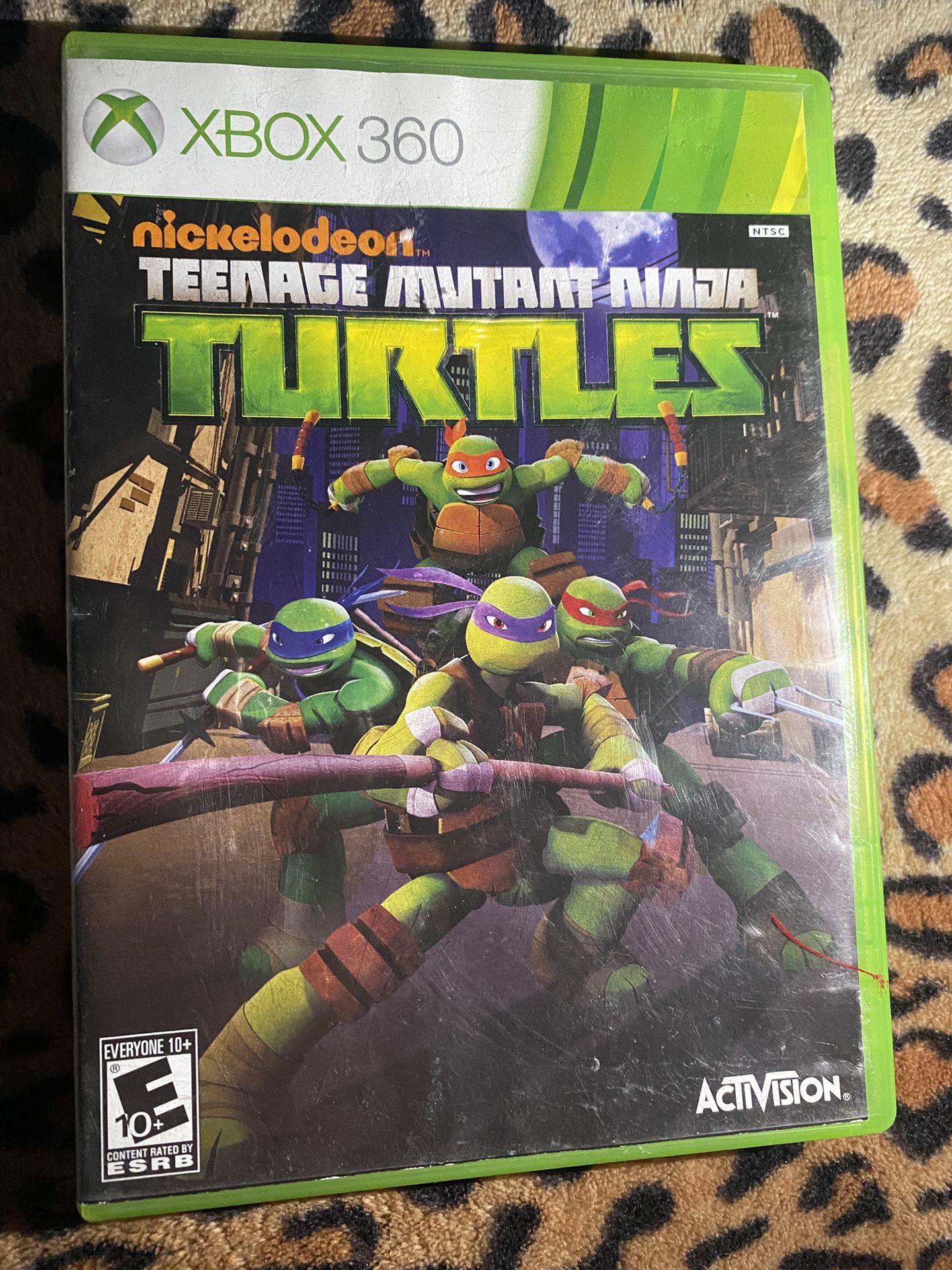 Nickelodeon Teenage Mutant Ninja Turtles Xbox 360 Game