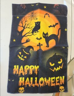 Happy Halloween Decorative Garden Flag