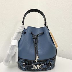 Michael Kors Reed MD Belted Bucket Messenger Bag