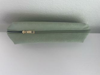 Sage Green Textured Makeup bag