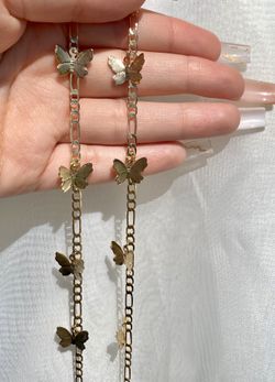Butterfly anklet