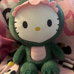 Adorable Hello Kitty dragon plush #Sanrio hello kitty, dragon plush, sanrio, cute stuffed animal, kawaii, cartoon character, soft toy, collectible plu