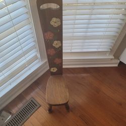 Vintage Step Stool Plant Stand