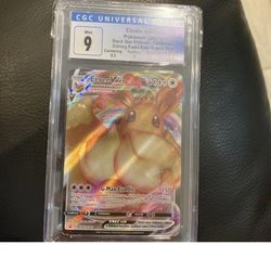Eevee Vmax CGC 9 SWSH087 Shining Fates Promo Pokemon Card
