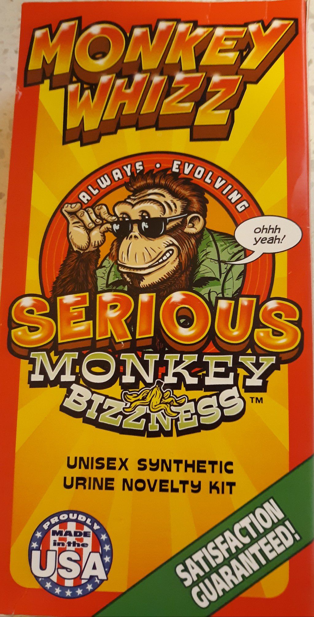 Monkey Whizz-For Drug Test