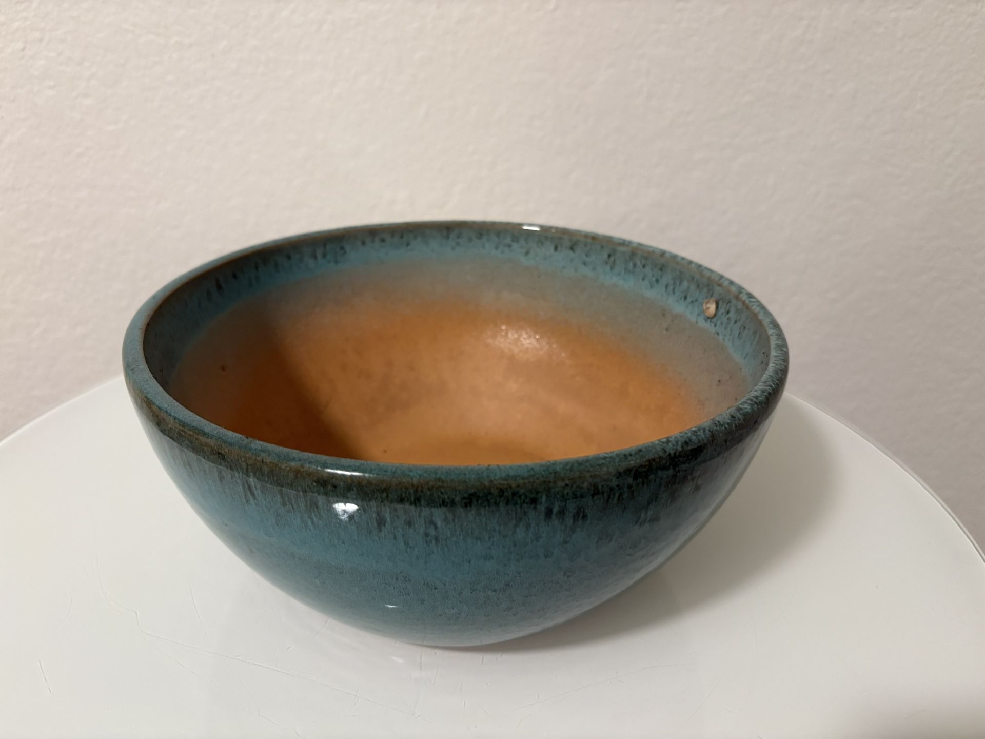 Ceramic Planter Pot Green Glaze