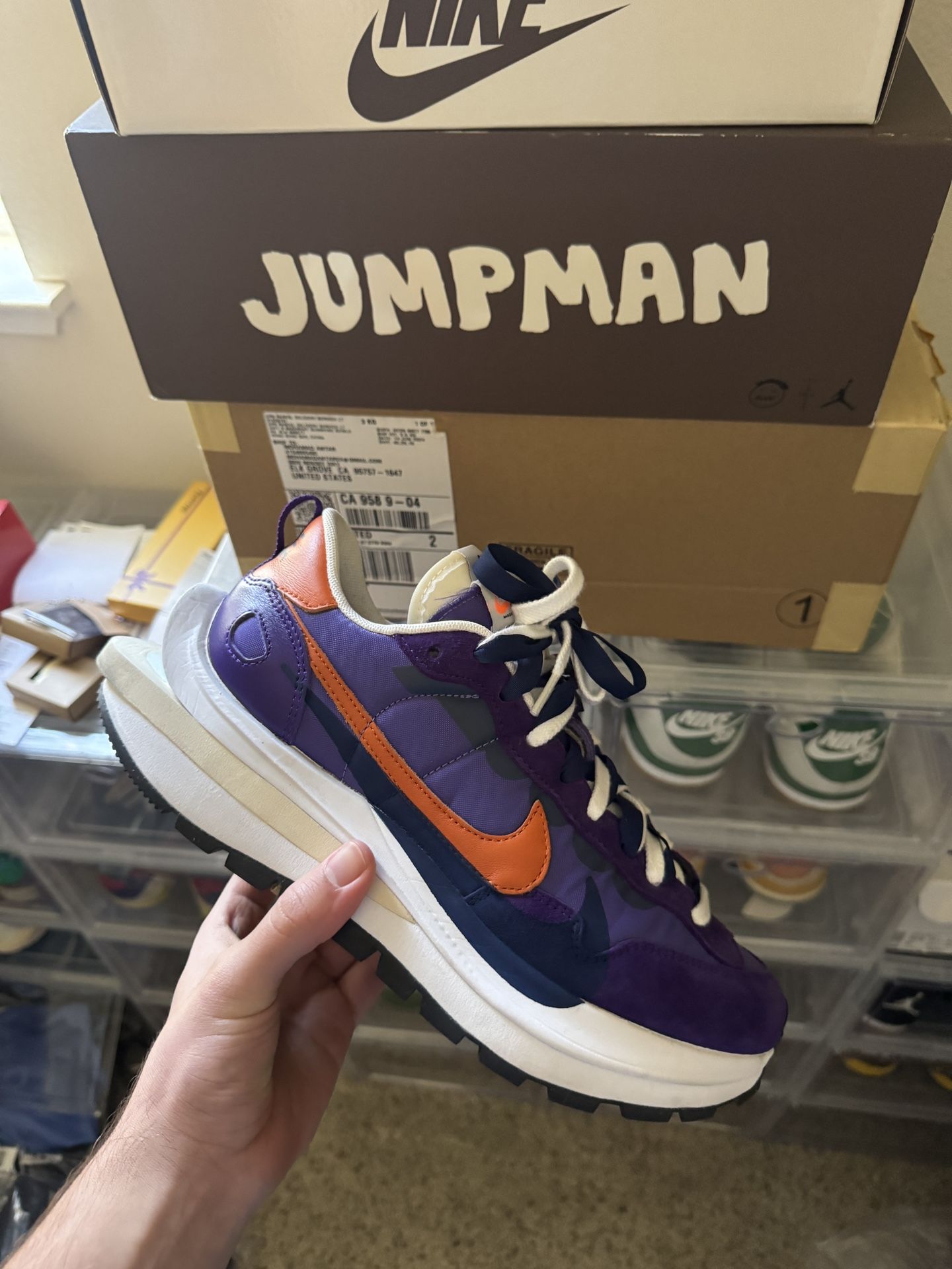 Nike Vaporwaffle Sacai Dark Iris 9M VNDS