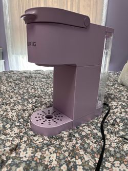 Keurig K-Mini Go Single-Serve K-Cup Pod Coffee Maker Violet: Compact Electric Brewer, 12 oz Capacity