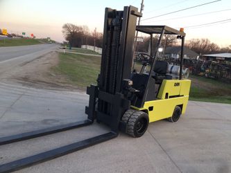 Forklift Clark 14000 lbs capacity 2 stage dual traction tires as 8 feet forks perfect conditions!!