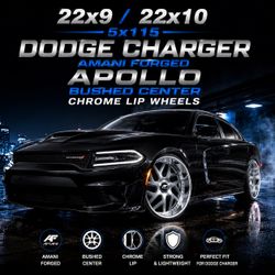🔥22x9 Front / 22x10 Rear 5x115 – Amani Forged Apollo Wheels 🔥