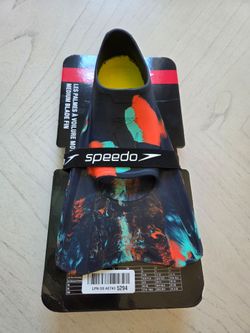 Speedo Unisex-Adult Swim Training Fin Rubber Medium Blade
