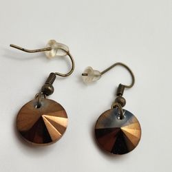 Bronzed Gold Earrings 