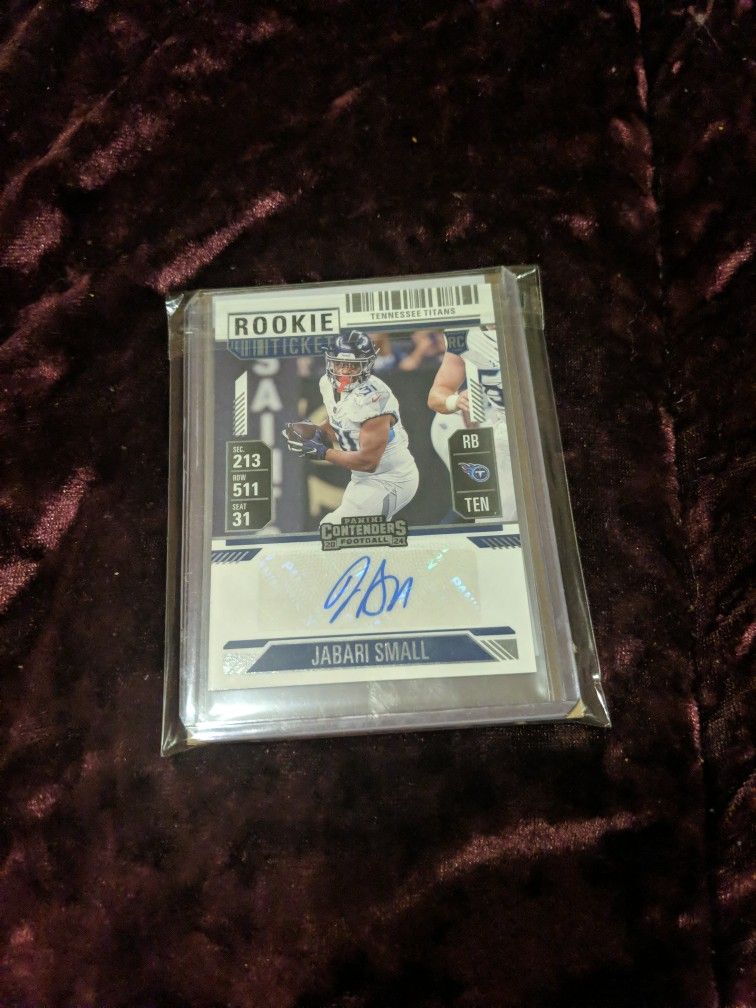 Jabari Small Rookie Signed Card 