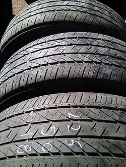 225 50 18 three good Bridgestone tires $20 each