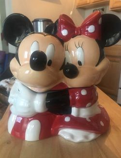 Mickey & Minnie Mouse Cookie Jar