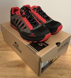 New Exustar E-SM825-RD Cycling Bike Shoes 37 US 4.5 Bolt Black Red Women SPD