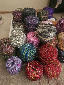 50 spools ladder crochet thread