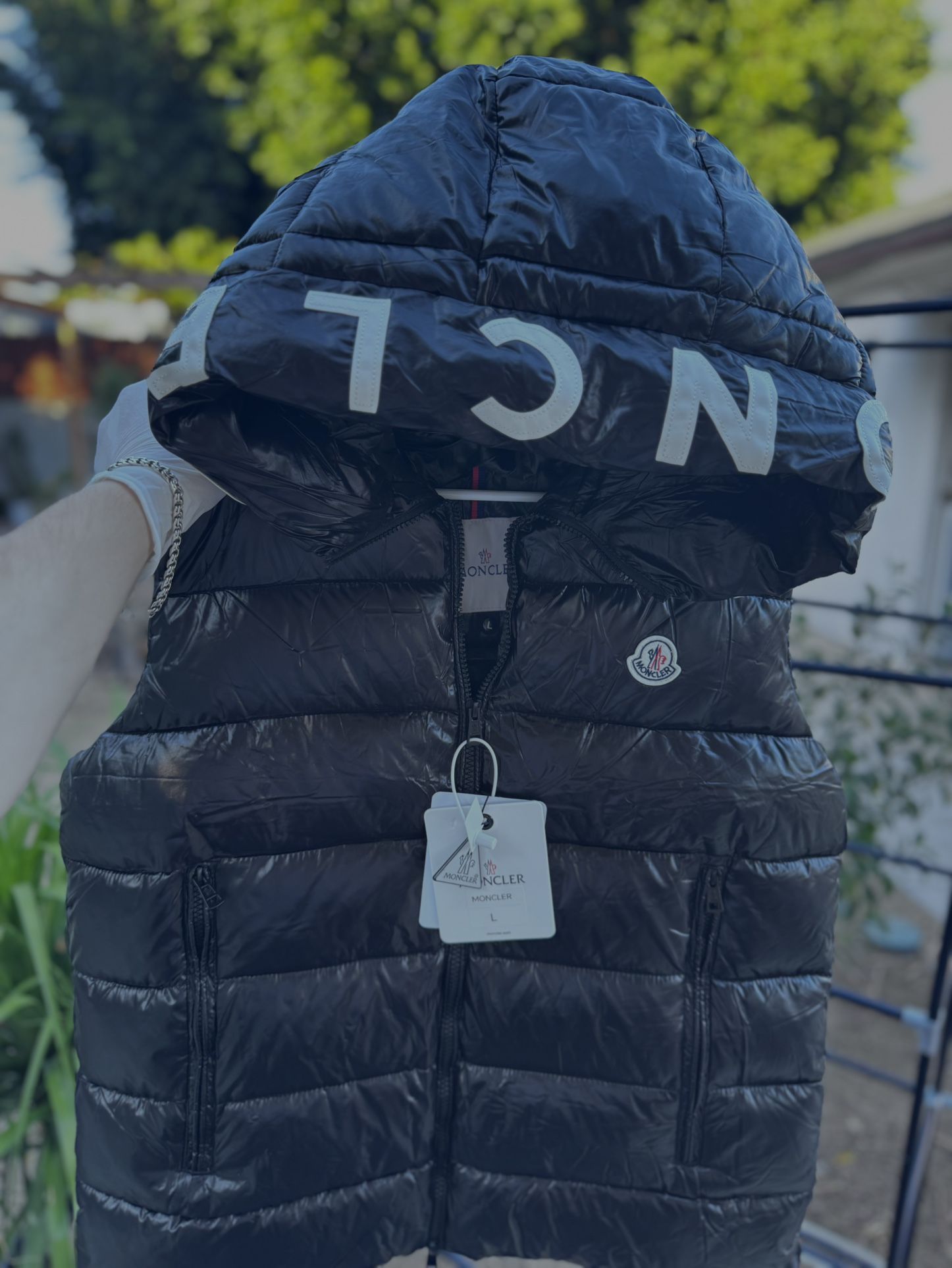 Moncler Puffer Gilet Black