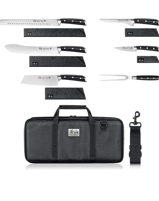 New Never Used Cangshan 7pc BBQ Knife Set