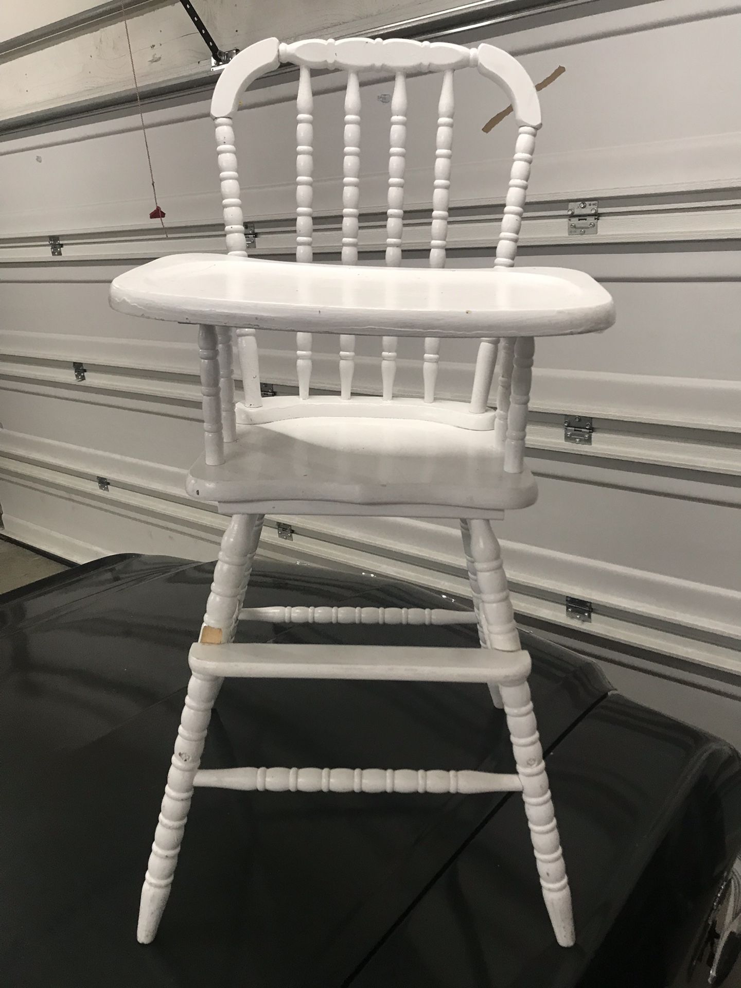 White high chair
