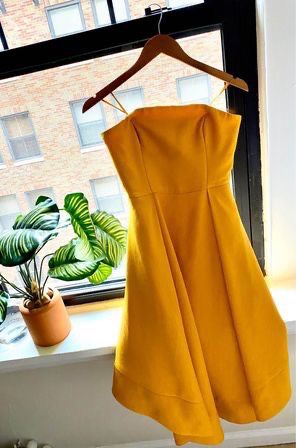 Saks Fifth Avenue C/MEO Dress - Mustard Yellow
