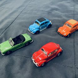 1990s Matchbox Vintage Vw Bug And Carmen Gia Collectible Toys In Very Good Condition Purchased For Collecting