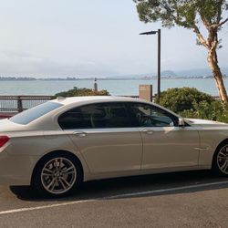 White BMW 750Li With Beige Leather 