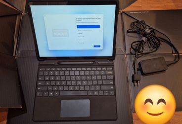 Surface Pro X 13" Windows PC Laptop Tablet SQ1 Touchscreen Microsoft + Case + Slim Pen Stylus 8GB RAM 256GB SSD