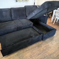 Black Sofa Bed 