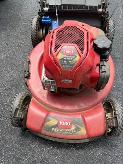 Toro 7.25 lawnmower