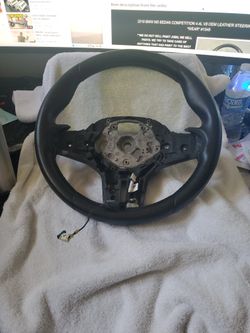 2018 BMW M5 4.4 Leather Steering WHEEL OEM