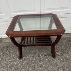 Wooden side table